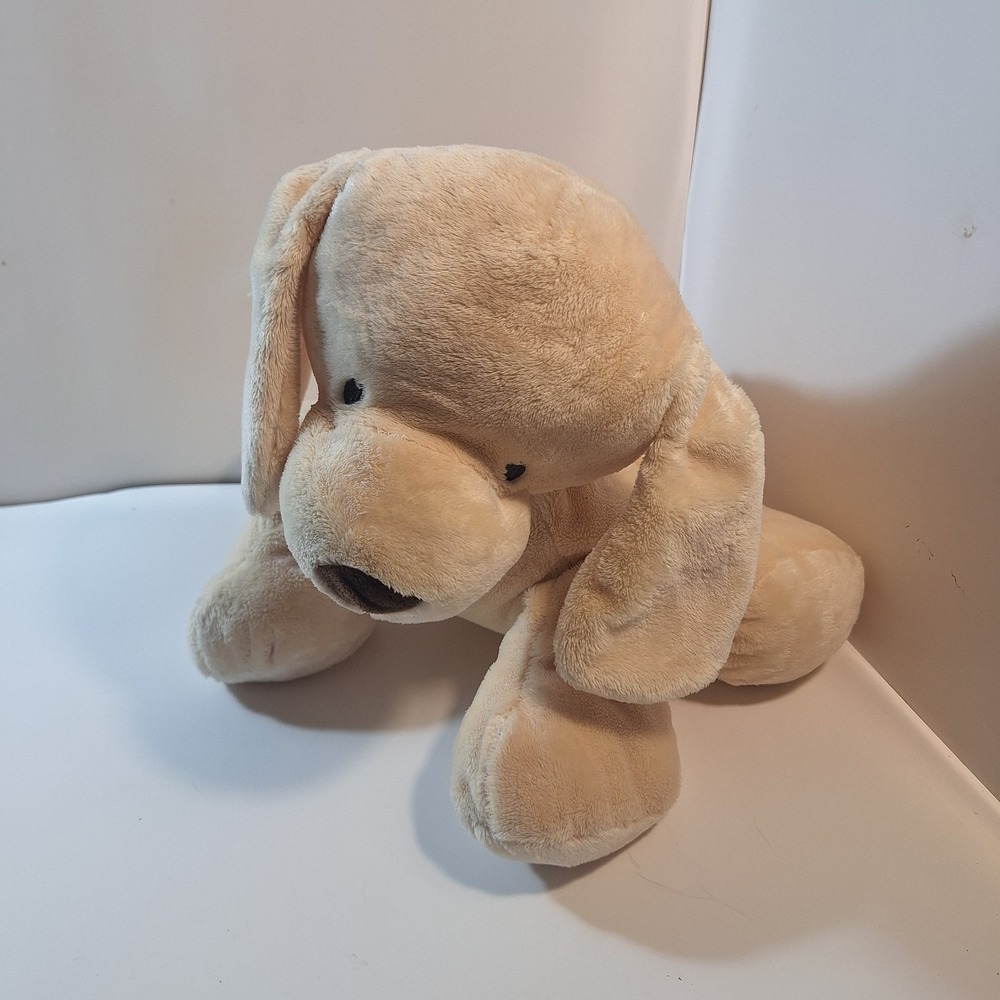 Baby‎ G Gund Lovey Security Plush Puppy Dog Cream Stuffed Animal Toy